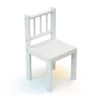 WEBABY - Chaise Enfant Blanc