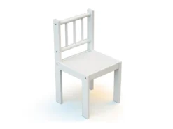 WEBABY - Chaise Enfant Blanc