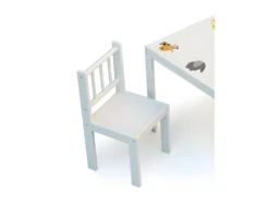 WEBABY - Chaise Enfant Blanc -Meubles Soldes Magasin chaise 8938917