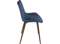 Lot De 2 Chaises Velours De Salle à Manger MADI -Meubles Soldes Magasin chaise 9245385