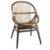Fauteuil En Bois De mindi et Rotin