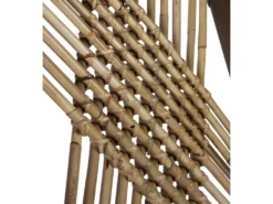 Fauteuil En Rotin Marron Et Polyester Beige -Meubles Soldes Magasin chaise 9251899