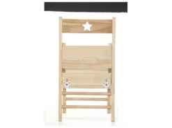 Chaise Pliante Pour Enfant En Bois Naturel H 51.9 Cm -Meubles Soldes Magasin chaise 9280031