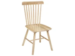 Chaise De Table En Bois D'Hévéa H 87 Cm