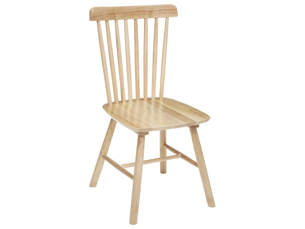 Chaise De Table En Bois D'Hévéa H 87 Cm 1 Chaise De Table En Bois D'Hévéa H 87 Cm