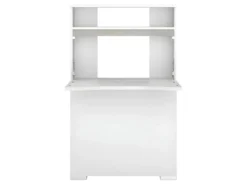 Console - Panneau De Particules Revetu Mélamine Blanc Brillant -78,4X129,2X22,2 - Be Alive -Meubles Soldes Magasin console 13069785