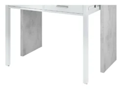 Bureau Console Extensible 2 Tiroirs L100 Cm -Meubles Soldes Magasin console 14655915