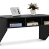 Bureau Murale Avec 3 Etagéres De Rangement 108 X 53 X 52 Cm Table Pour, étude, Cuisine, Bar