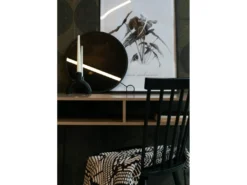 Bureau/Bureau à Domicile - 100x40 Cm - Pieds En épingle à Cheveux - Avec évidement - ORIANIS -Meubles Soldes Magasin console 19583775