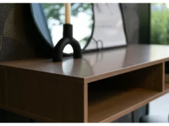 Bureau/Bureau à Domicile - 100x40 Cm - Pieds En épingle à Cheveux - Avec évidement - ORIANIS -Meubles Soldes Magasin console 19583777