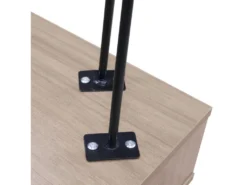 Bureau/Bureau à Domicile - 100x40 Cm - Pieds En épingle à Cheveux - Avec évidement - ORIANIS -Meubles Soldes Magasin console 19583783