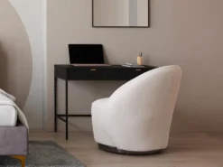 Console Avec 2 Tiroirs - Noir - LIOUBA De Pascal MORABITO -Meubles Soldes Magasin console 19830153