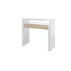 Bureau Console Extensible 2 Tiroirs Consola - L100 Cm