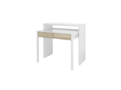 Bureau Console Extensible 2 Tiroirs Consola - L100 Cm -Meubles Soldes Magasin console 21044093