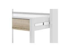 Bureau Console Extensible 2 Tiroirs Consola - L100 Cm -Meubles Soldes Magasin console 21044095