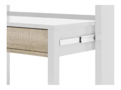Bureau Console Extensible 2 Tiroirs Consola - L100 Cm -Meubles Soldes Magasin console 21044105