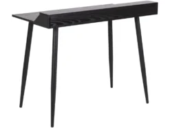 Joe Bureau Avec 1 Tablette De Rangement, Noir. -Meubles Soldes Magasin console 22048281