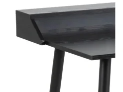 Joe Bureau Avec 1 Tablette De Rangement, Noir. -Meubles Soldes Magasin console 22048285