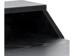 Joe Bureau Avec 1 Tablette De Rangement, Noir. -Meubles Soldes Magasin console 22048287