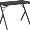 Mana Table De Gamer Avec Support Pour Casque, Porte-boisson, Noir.