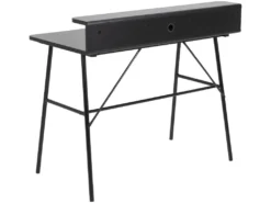 Pascal Bureau Avec 1 Tiroir, Noir. -Meubles Soldes Magasin console 22048353
