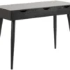 Nete Bureau Avec 3 Tiroirs, Noir.