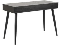 Nete Bureau Avec 3 Tiroirs, Noir. -Meubles Soldes Magasin console 22048367