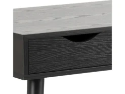 Nete Bureau Avec 3 Tiroirs, Noir. -Meubles Soldes Magasin console 22048369