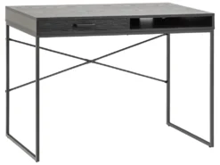 Sea Bureau 1 Tiroir Et 1 Compartiment, Noir.