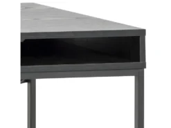 Sea Bureau 1 Tiroir Et 1 Compartiment, Noir. -Meubles Soldes Magasin console 22048391