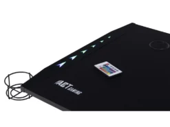 Nimaj Table De Gamer Avec LED, Porte-casque, Porte-gobel, Noir. -Meubles Soldes Magasin console 22048467