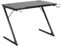 Trops Bureau Pour Gamer Avec Porte-gobelet, Noir.