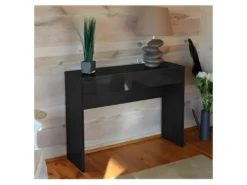 Meuble D'entrée, Console ARENA Coloris Noir. Meuble Design Pour Votre Entrée