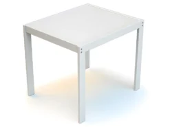 WEBABY - Table Enfant Blanc -Meubles Soldes Magasin ensemble table et chaise 8904793