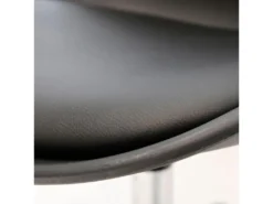 2 Chaise De Bureau à Roulettes, Noires -Meubles Soldes Magasin fauteuil 13223861