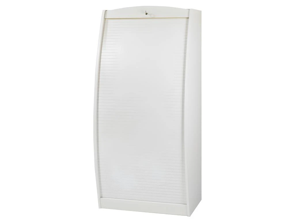 Armoire Informatique Galbée 80 Cm 6 Niches - Coloris: Blanc 1 Armoire Informatique Galbée 80 Cm 6 Niches - Coloris: Blanc