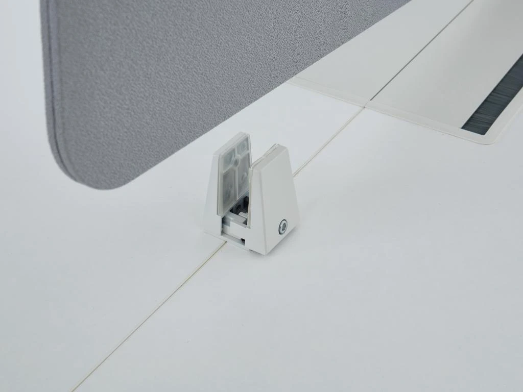 Extension Pour Bureau Bench 2 Personnes - Blanc - L120 Cm - Avec Séparateur - DOWNTOWN 8 Extension Pour Bureau Bench 2 Personnes - Blanc - L120 Cm - Avec Séparateur - DOWNTOWN – Image 8