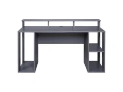 MARIO - Pack Bureau Gamer Et Caisson Verouillable Anthracite -Meubles Soldes Magasin meuble bureau 12914685