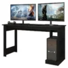 Bureau Gamer 136 Cm Noir
