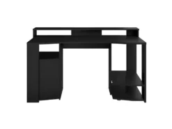 Bureau Gaming LED - Grande Zone De Jeu - Noir - L 152 X P 61,5 X H 86,7 Cm - GAMER -Meubles Soldes Magasin meuble bureau 13434537