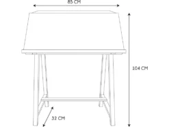 Bureau Cabinet Vintage Emile -Meubles Soldes Magasin meuble bureau 13505653