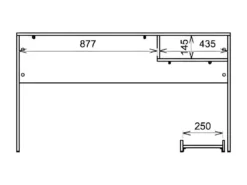 Bureau Gamer 136 Cm Noir 1 Niche -Meubles Soldes Magasin meuble bureau 15671469