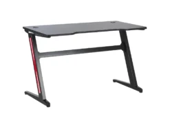 Bureau Gamer éclairage LED 120 X 60 Cm Noir DARFUR -Meubles Soldes Magasin meuble bureau 16279409