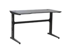 Bureau Gamer éclairage LED 120 X 60 Cm Noir DEXTER -Meubles Soldes Magasin meuble bureau 17130171
