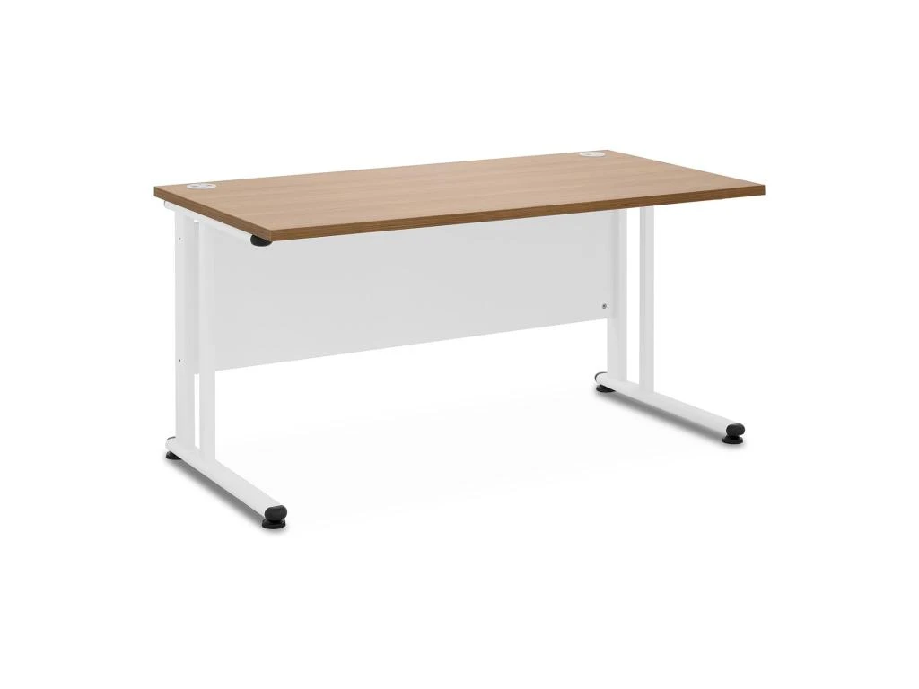 Bureau Informatique Ordinateur 140 X 73 Cm Marron Blanc 14_0005957 1 Bureau Informatique Ordinateur 140 X 73 Cm Marron Blanc 14_0005957