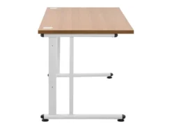 Bureau Informatique Ordinateur 140 X 73 Cm Marron Blanc 14_0005957 8 Bureau Informatique Ordinateur 140 X 73 Cm Marron Blanc 14_0005957 -Meubles Soldes Magasin meuble bureau 19088679