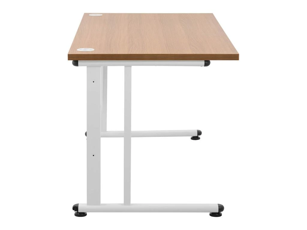 Bureau Informatique Ordinateur 140 X 73 Cm Marron Blanc 14_0005957 4 Bureau Informatique Ordinateur 140 X 73 Cm Marron Blanc 14_0005957 – Image 4