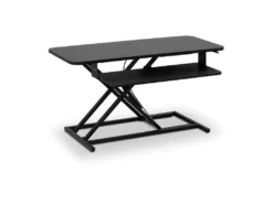 Support Réglable En Hauteur Pour Poste De Travail Assis-debout Bureau Convertisseur Star_ssd_12 (h : 115-500 Mm, Capacité 15 Kg, 95 X 40 Cm,plastique (pp), Panneau Mélaminé, Acier) 14_0005932