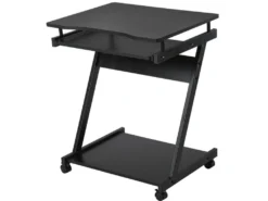 Bureau Informarique Roulant ZOLA Noir