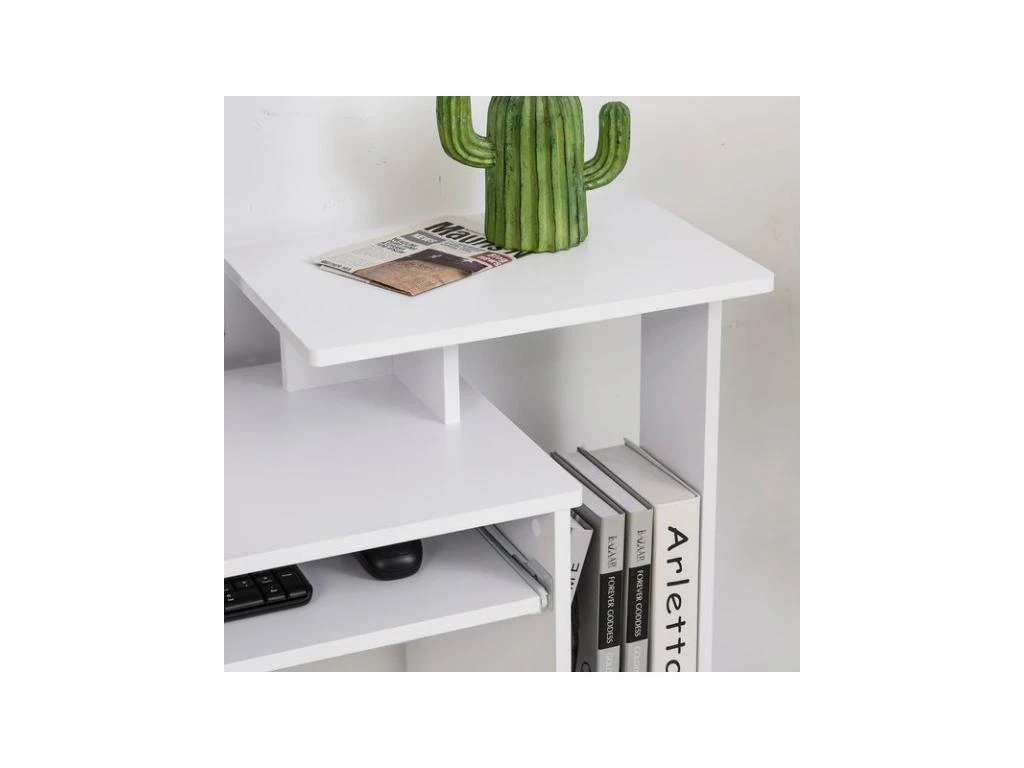 Bureau Informatique ELIOTT Blanc 5 Bureau Informatique ELIOTT Blanc – Image 5